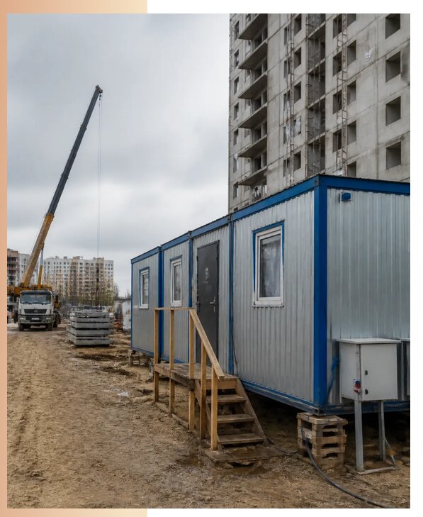 Аренда строительных вагончиков для рабочих в Орле